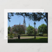 St. Louis Cathedral Briefkaart 2 van het Franse kw (Voorkant / Achterkant)
