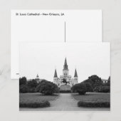 St. Louis Cathedral-Briefkaart Briefkaart (Voorkant / Achterkant)