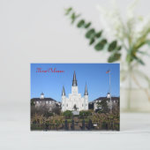 St. Louis Cathedral, Briefkaart New Orleans (Staand voorkant)