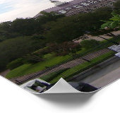 St. Louis Cathedral en Jackson Square Poster (Hoek)