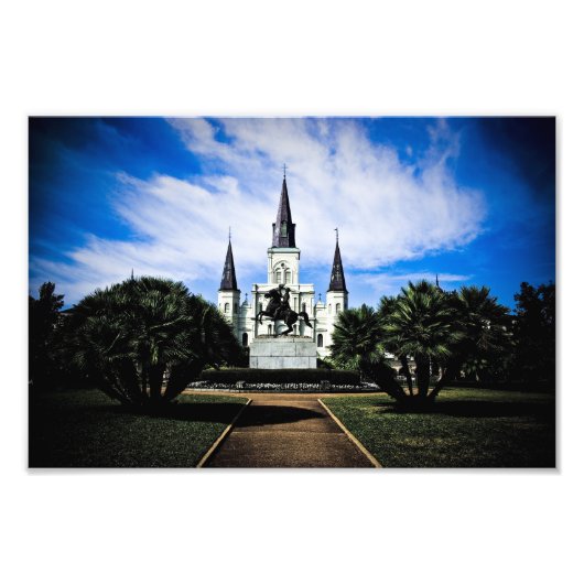 St. Louis Cathedral Foto Afdruk (Voorkant)