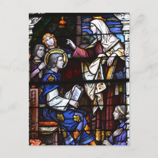 St. Louis Cathedral Glas in lood Briefkaart (Voorkant)
