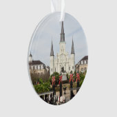 St. Louis Cathedral, Jackson Square, New Orleans. Ornament (voorkant)