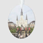 St. Louis Cathedral, Jackson Square, New Orleans. Ornament (voorkant)