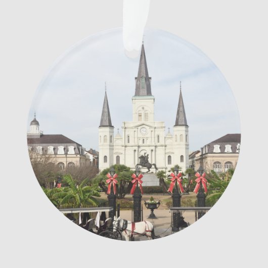 St. Louis Cathedral, Jackson Square, New Orleans. Ornament (voorkant)