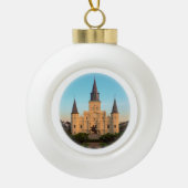 St. Louis Cathedral Keramische Bal Ornament (Voorkant)