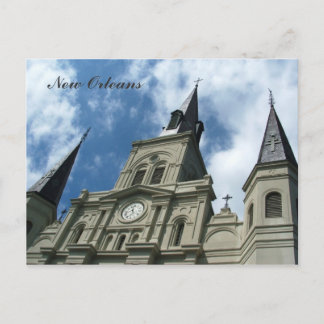 St. Louis Cathedral-kerk in New Orleans Briefkaart