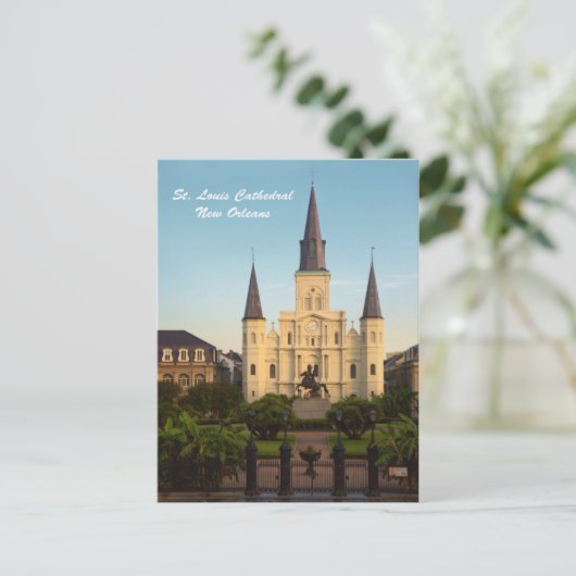 St. Louis Cathedral New Orleans Briefkaart (Staand voorkant)