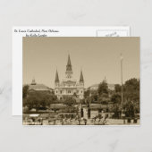 St. Louis Cathedral, New Orleans Briefkaart (Voorkant / Achterkant)