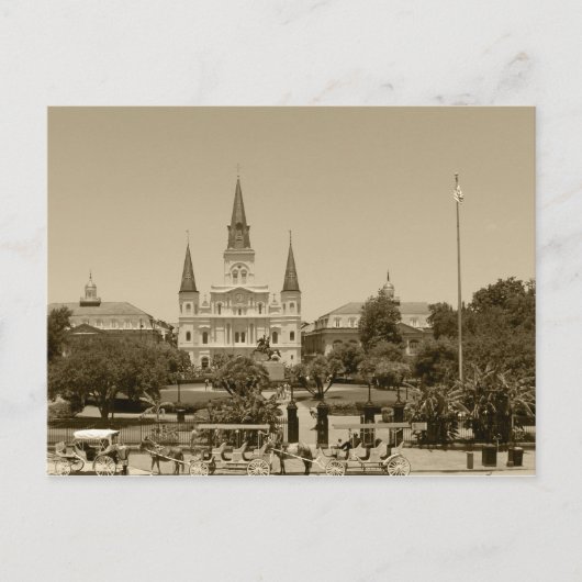 St. Louis Cathedral, New Orleans Briefkaart (Voorkant)