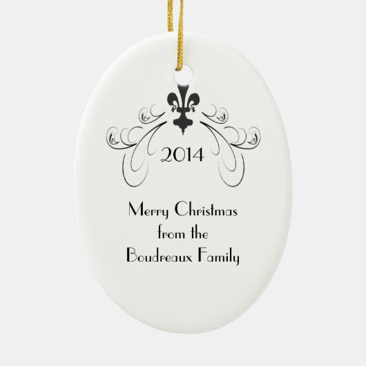 St. Louis Cathedral New Orleans Ornament (Achterkant)