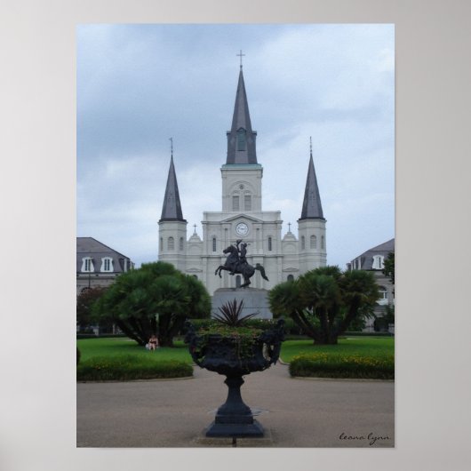 St. Louis Cathedral, New Orleans Poster (Voorkant)