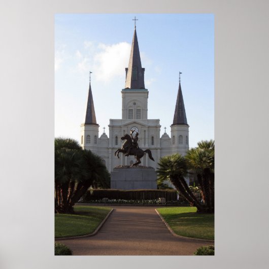 St. Louis Cathedral, Poster New Orleans (Voorkant)