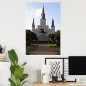 St. Louis Cathedral, Poster New Orleans (Thuiskantoor)