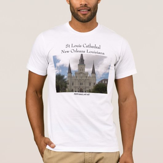 St. Louis Cathedral T-shirt (Voorkant)