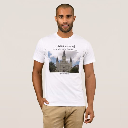 St. Louis Cathedral T-shirt (Voorkant volledig)