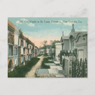 St. Louis Cemetery, Vintage New Orleans Briefkaart