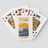 St. Louis Centennial Gateway Sunset Deck Pokerkaarten (Achterkant)