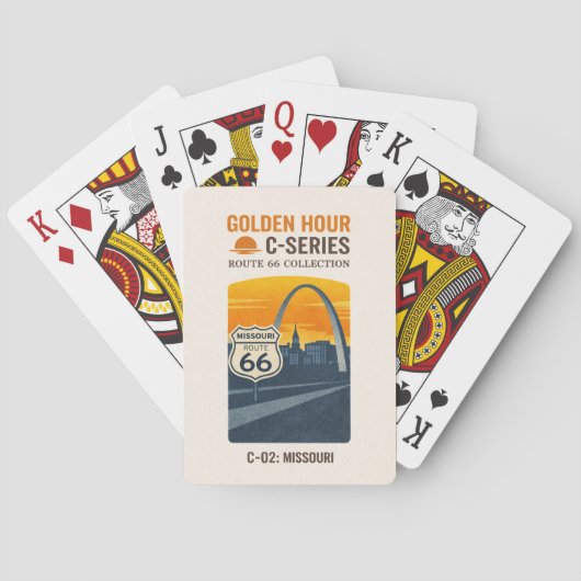 St. Louis Centennial Gateway Sunset Deck Pokerkaarten (Achterkant)