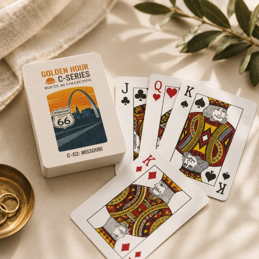 St. Louis Centennial Gateway Sunset Deck Pokerkaarten