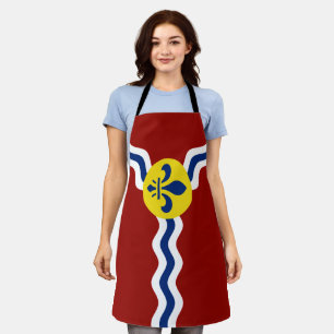 St. Louis City flag Apron Schort
