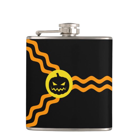 St. Louis City Flag Halloween Flask Heupfles (Voorkant)