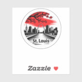 St. Louis City Missouri Verenigde Staten Sticker (Vel)