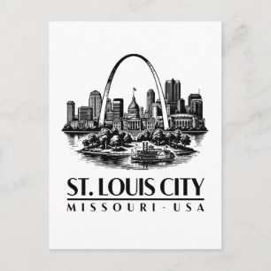 St. Louis City Missouri VS Briefkaart