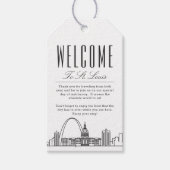 St. Louis City Skyline | Welkomstbericht Cadeaulabel (Voorkant)