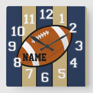 St. Louis Colors Football Wall Clock Vierkante Klok