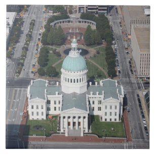 St. Louis Courthouse Ceramic Tegel Tegeltje