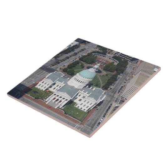 St. Louis Courthouse Ceramic Tegel Tegeltje (Zijkant)