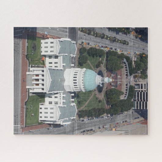 St. Louis Courthouse Jigzaag Puzzle Legpuzzel (Horizontaal)