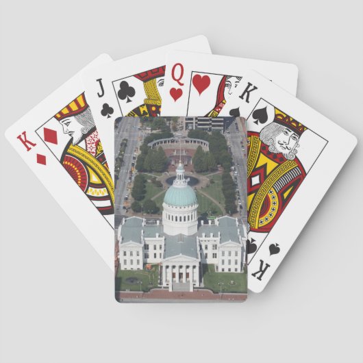 St. Louis Courthouse-speelkaarten Pokerkaarten (Achterkant)