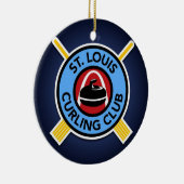 St. Louis Curling Club Keramisch Ornament (Rechts)