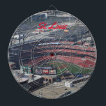 St. Louis Dartboard Dartbord<br><div class="desc">Een dartboard met een foto van het centrum van St. Louis.</div>
