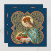 St. Louis de Koning in een Barbed Quatrefoil (BK 0 (Voorkant / Achterkant)