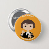St. Louis de Montfort Ronde Button 5,7 Cm (Voorkant /achterkant)