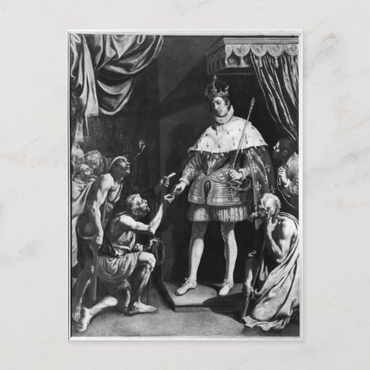 St. Louis Distributing Alms, c.1615-20 Briefkaart (Voorkant)