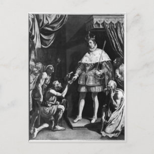 St. Louis Distributing Alms, c.1615-20 Briefkaart