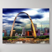 St. Louis door Storm Poster (Voorkant)