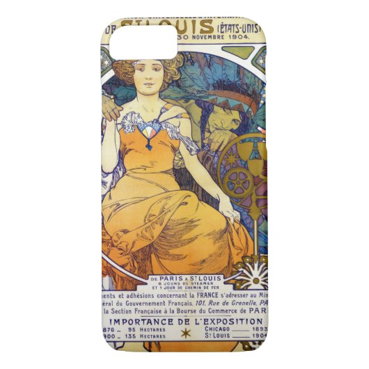 St. Louis Exhibition, Mucha Case-Mate iPhone Case (Achterkant)