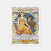 St. Louis Exhibition, Mucha Fleece Deken (Voorkant)