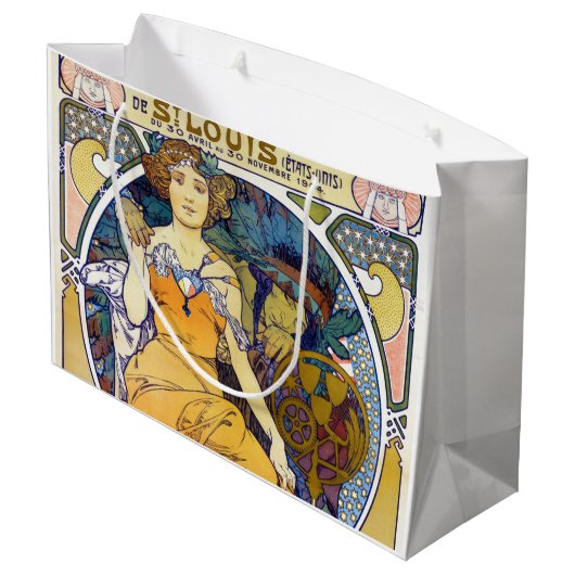 St. Louis Exhibition, Mucha Groot Cadeauzakje (Achterkant Gekanteld)