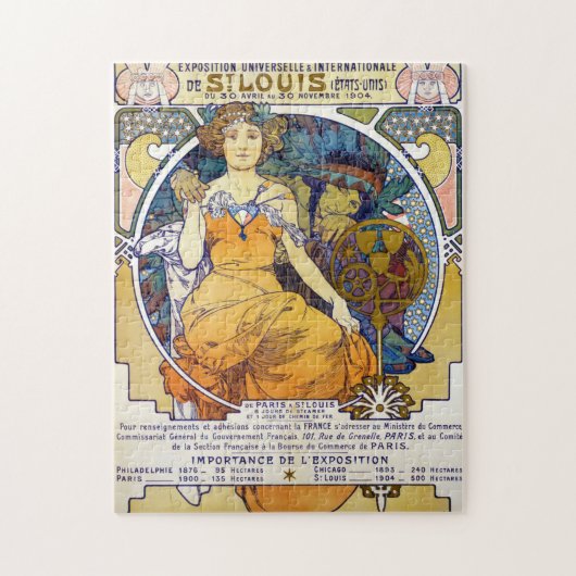 St. Louis Exhibition, Mucha Legpuzzel (Verticaal)