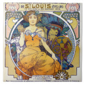 St. Louis Exhibition, Mucha Tegeltje (Voorkant)