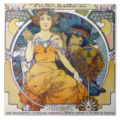 St. Louis Exhibition, Mucha Tegeltje (Voorkant)
