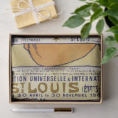 St. Louis Exhibition, Mucha Tissuepapier (Geschenk)