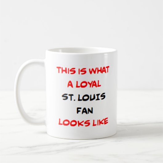 St. Louis-fan, loyaal Koffiemok (Links)
