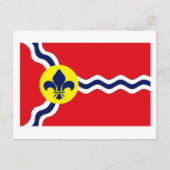 St. Louis Flag Briefkaart (Voorkant)